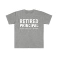 thumbnail image 1 of Retired Principal Every Child left behind Unisex T-shirt S-3XL Retirement, 1 of 2