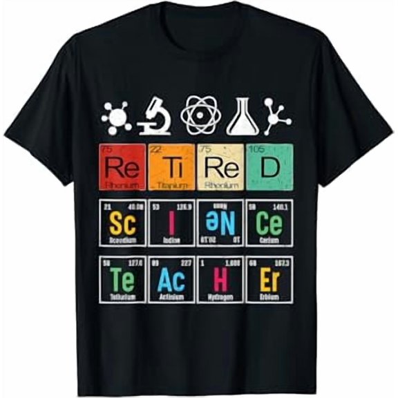 Retired Science Teacher Learning School Retirement T-Shirt