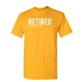 thumbnail image 1 of Retired See Spouse For Details Sarcastic Premium T Shirt Adult Humor Funny Graphic Tee For Xmas Pre Birthday Anniversary Gift Hilarious Novelty Tshirt, 1 of 5