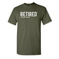 thumbnail image 1 of Retired See Spouse For Details Sarcastic Premium T Shirt Adult Humor Funny Graphic Tee For Xmas Pre Birthday Anniversary Gift Hilarious Novelty Tshirt, 1 of 5