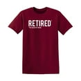 thumbnail image 1 of Retired See Spouse For Details Sarcastic Premium T Shirt Adult Humor Funny Graphic Tee For Xmas Pre Birthday Anniversary Gift Hilarious Novelty Tshirt, 1 of 5