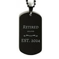 thumbnail image 1 of Retired Senator Dog Tag - Engraved Veteran Gift for Retirement and Graduation - Unique Black Metal Neck Accessory for Men and Women - Memorial Keepsake to Honor a Loved Ones Service and Dedication, 1 of 1