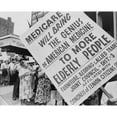 thumbnail image 1 of Retired Senior Citizens Carrying Pro-Medicare Signs History (36 x 24), 1 of 1