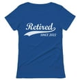thumbnail image 1 of Retired Since 2022 Shirt Funny Retirement Gift Women T-Shirt X-Large Blue, 1 of 5