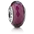 thumbnail image 1 of Retired Sterling Silver Purple Fascinating Faceted Murano Glass Bead - 791071, 1 of 4