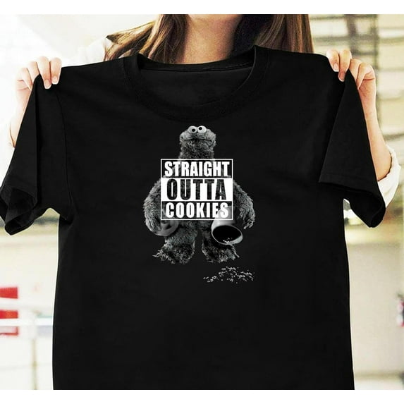 Retired Store Cookies Monster Shirts Straight Outta Cookies, ANANDHIS ART Uinsex T- Shirt