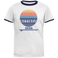 thumbnail image 1 of Retired Surf's Up Beach Bum 2020 Mens Ringer T Shirt White-Navy SM, 1 of 1
