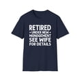 thumbnail image 1 of Retired T-Shirt, Retirement tee, Husband Retired, Retirement Gift, 1 of 1