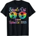 thumbnail image 1 of Retired Teacher Class Of 2025 Retirement Men Women School T-Shirt, 1 of 4