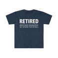thumbnail image 1 of Retired Under New Management See Spouse Unisex T-shirt S-3XL Retirement, 1 of 2