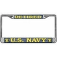 thumbnail image 1 of Retired United States Navy Chrome License Plate Frame Official Licensed, 1 of 1