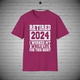 thumbnail image 1 of Retired t-shirts, I Worked for this T-Shirt, Funny Retirement Gift, 1 of 1