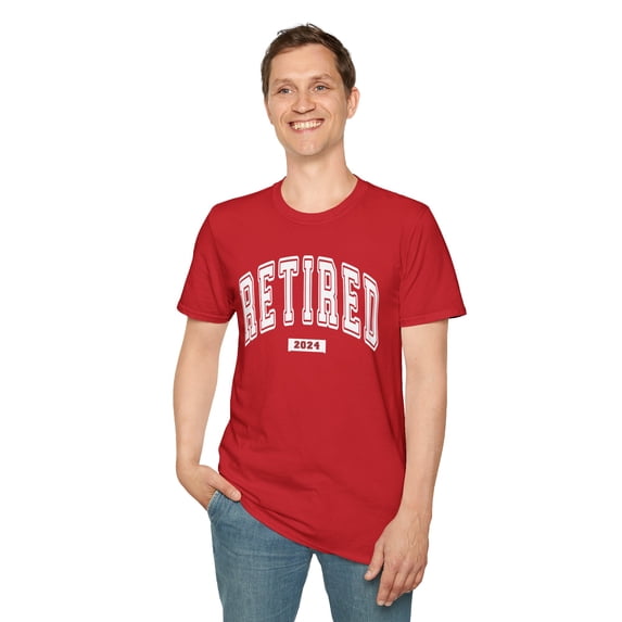Retirement 2024, Gildan Unisex Softstyle TShirt, Retired Graphic Tee, S-3XL