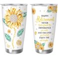 thumbnail image 1 of Retirement 20oz Tumbler, Mug & Decorations - Happy Retirement Gifts for Women, 1 of 6