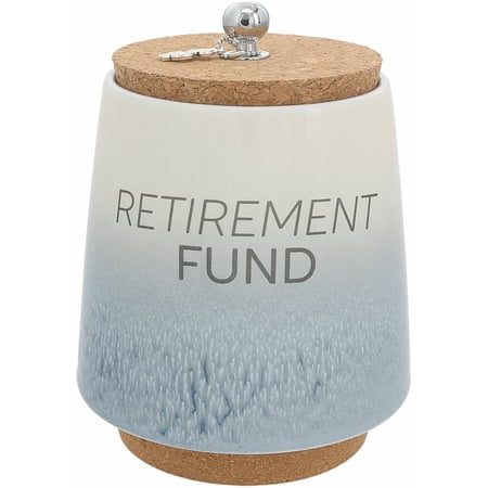 Pavilion Gift Company - Retirement - 6.5" Ceramic Savings Bank