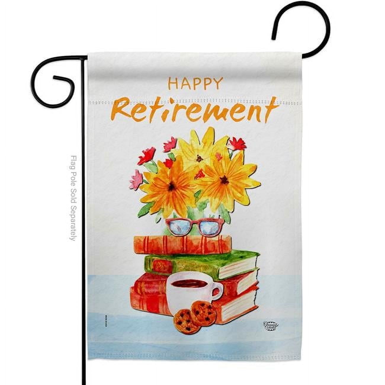 Retirement Activites Celebration Double-Sided Decorative Garden Flag ...