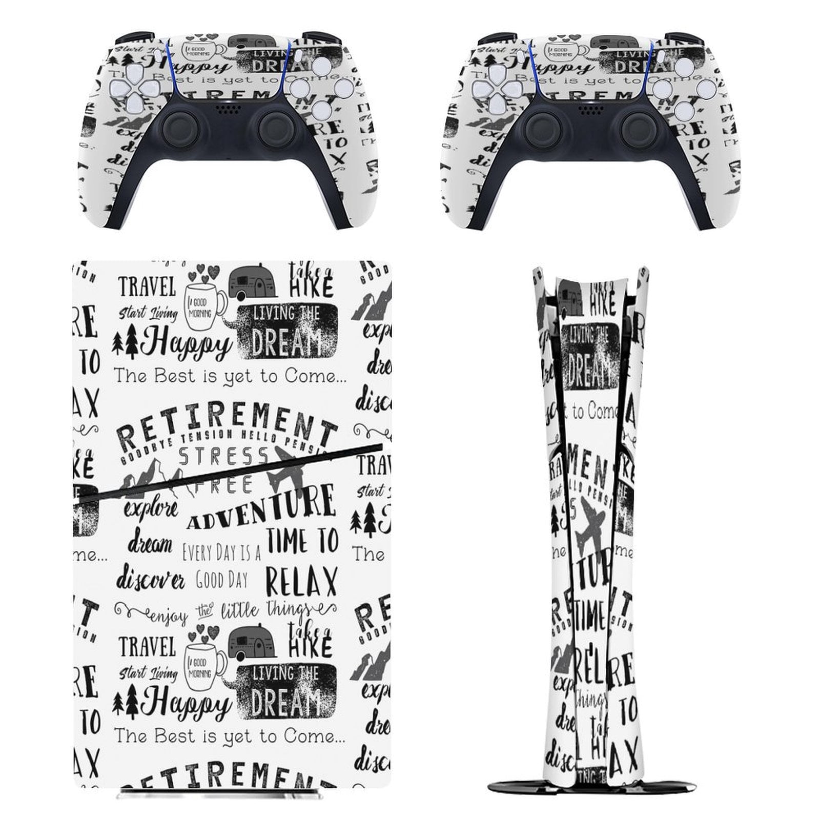 Retirement Apparel PS5/PS5 Pro/PS5 Slim Digital Disc Skin Sticker For ...