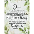 thumbnail image 1 of Retirement Blanket Personalized Happy Retirement Gifts for Women Men Soft Throw Blanket Best Retirement Gifts for Mom Dad Grandma Grandpa Boss Coworkers Friends Farewell Gifts Retire Party Gifts AA5, 1 of 5