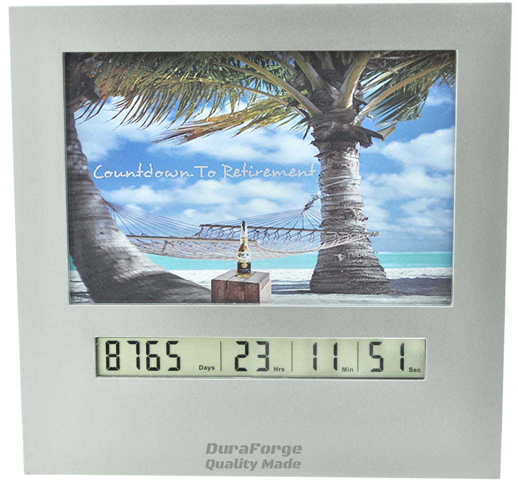 Retirement Countdown Clock with Large Display Digital Timer & 4x6
