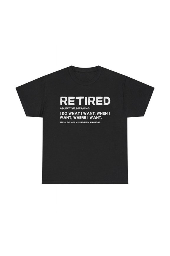 Retirement Definition Grandpa Men Graphic Design T-Shirt