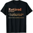 thumbnail image 1 of Retirement Design For Men Women Retired Retiree Retirement T-Shirt mens t shirt，black，women，funny，misfits，men，journey, 1 of 4