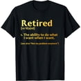 thumbnail image 1 of Retirement Design For Men Women Retired Retiree Retirement T-Shirt, 1 of 4