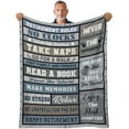 thumbnail image 1 of Retirement Gift for Men 2024, Retired Gifts for Men, Happy Gifts for Retirement, Retirement Blanket for Men, Holiday, Christmas, Thanksgiving Gifts for He, 50x60, 1 of 6