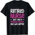 thumbnail image 1 of Retirement Gift Nursing Staff Stethoscope Retired Nurse T-Shirt, 1 of 4