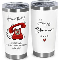 Retirement Gift For Woman Men 2025, Happy Retirement Tumbler, Retired 2025 Coffee Cup - Retired Gifts Birthday Gifts Christmas Presents for Men Doctor Nurse Coworkers