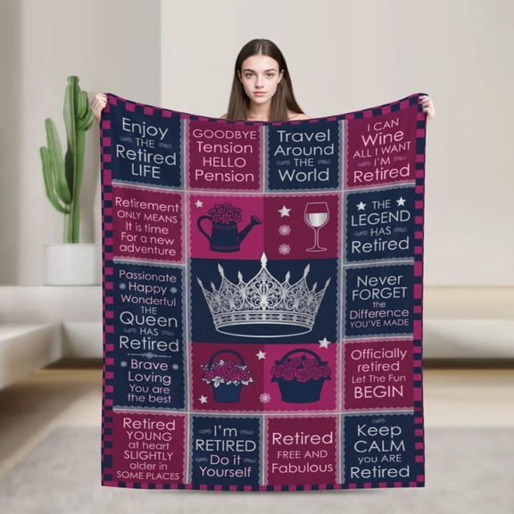 Retirement Gift for Woman, Retirement Gifts for Women 2027, Retirement Gifts, Retired Gift, Goodbye Farewell Gifts for Women Coworkers Teacher Nurses, Retirement Blanket 50x40