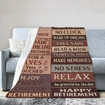 Retirement Gift for Woman, Retirement Gifts for Women Men 2025, Best Retirement Gifts Ideas, Happy Retirement Gifts for Women Mom Teacher Nurse Coworkers, Retirement Party Decorations Blanket 50x40