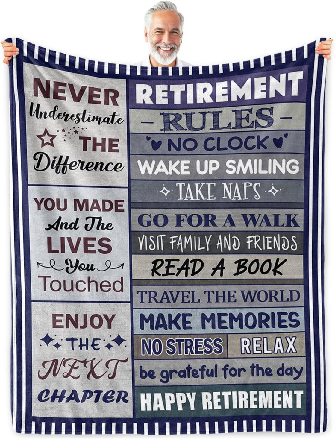 Retirement Gift for Woman, Retirement Gifts for Women Men 2025, Best Retirement Gifts, Retirement Gifts, Happy Retirement Gifts for Women Mom Teacher Nurse Coworkers, Retirement Blanket