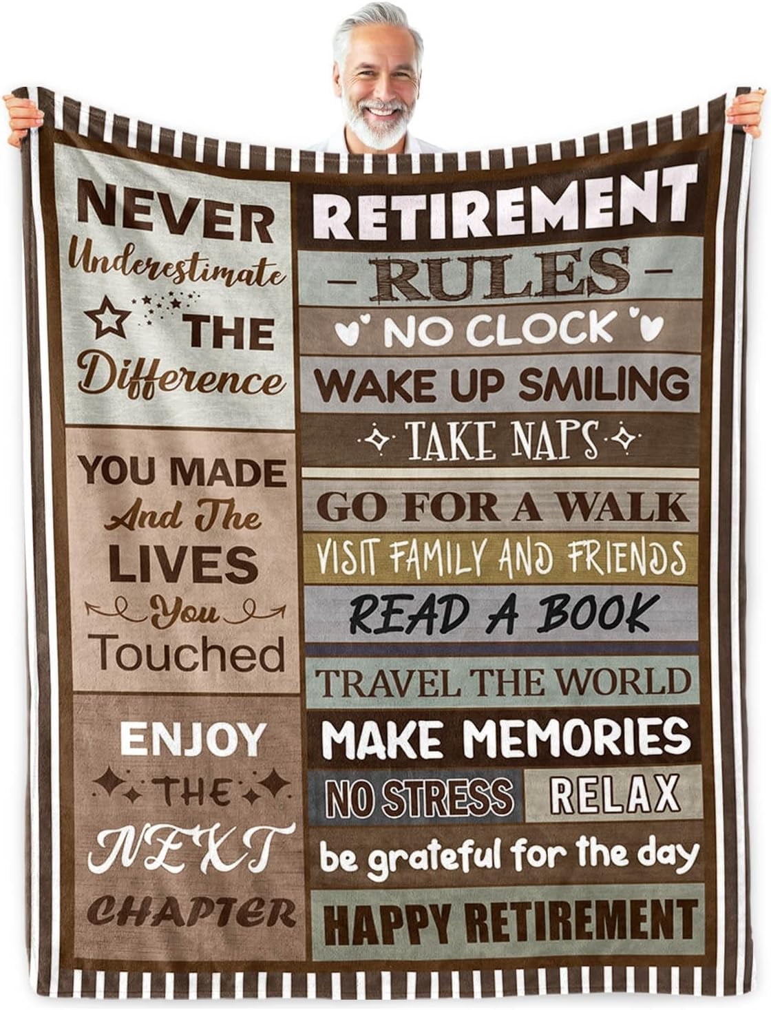 Retirement Gift for Woman, Retirement Gifts for Women Men 2025, Best Retirement Gifts, Retirement Gifts, Happy Retirement Gifts for Women Mom Teacher Nurse Coworkers, Retirement Blanket