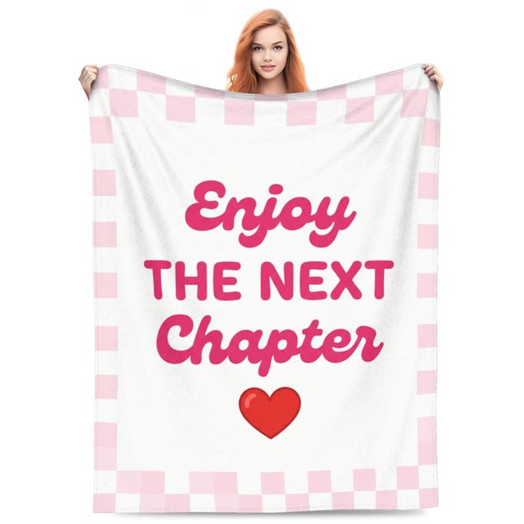 Retirement Gift for Woman, Retirement Throw Blanket for Men Women, New Beginning Gift for Women, Graduation Gift for Her, Farewell Going Away Goodbye Gift for Coworkers 50x40