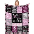 thumbnail image 1 of Retirement Gift for Women 2024 - Retirement Gifts - Best Retirement Gifts - Farewell Gifts for Coworkers - Going Away Gift - Goodbye Gifts - Coworker Leaving Gifts for Women Throw Blankets 50x60, 1 of 6