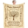 thumbnail image 1 of Retirement Gift for Women Men, Happy Retirement Blanket, Women's Retirement Gift, Best Humorous Retirement Gifts for Teachers Nurses Friend Coworker, Retirement Party Decorations Blanket 50x60", 1 of 5