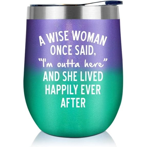 Retirement Gifts For Women 2024 - Happy Retirement Gift - Coworker Leaving, Farewell, Goodbye Gifts For Coworkers, Friends - 12 Oz Tumbler