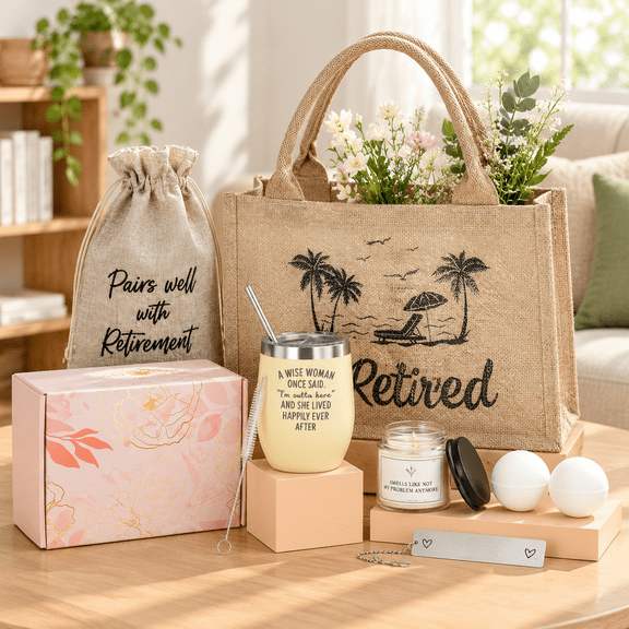 Retirement Gifts For Women 2026 Funny Retired Basket