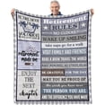 thumbnail image 1 of Retirement Gifts for Men 2024 Funny, Best Gifts for Retirement Men, Happy Retirement for Man, Mens Retirement Blanket 50"x60", Retired Gifts for Friend Men, Coworker Leaving Gifts for Men, 1 of 6