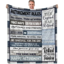 Retirement Gifts for Men 2024, Retirement Blanket, Retirement Gift, Best Men Retirement Gifts Ideas, Funny Retired Gifts for Dad, Doctors, Farewell Gifts for Coworker Throw Blanket 60"x 50"