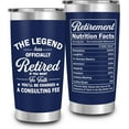 thumbnail image 1 of Retirement Gifts for Men - The Legend Has Retired - Retired Tumbler for Dad, Him, Man, Boyfriend, Husband - 20 Oz Tumbler Best Gift for Retirement Men, Fathers Day, Birthday, Christmas Gifts, 1 of 6