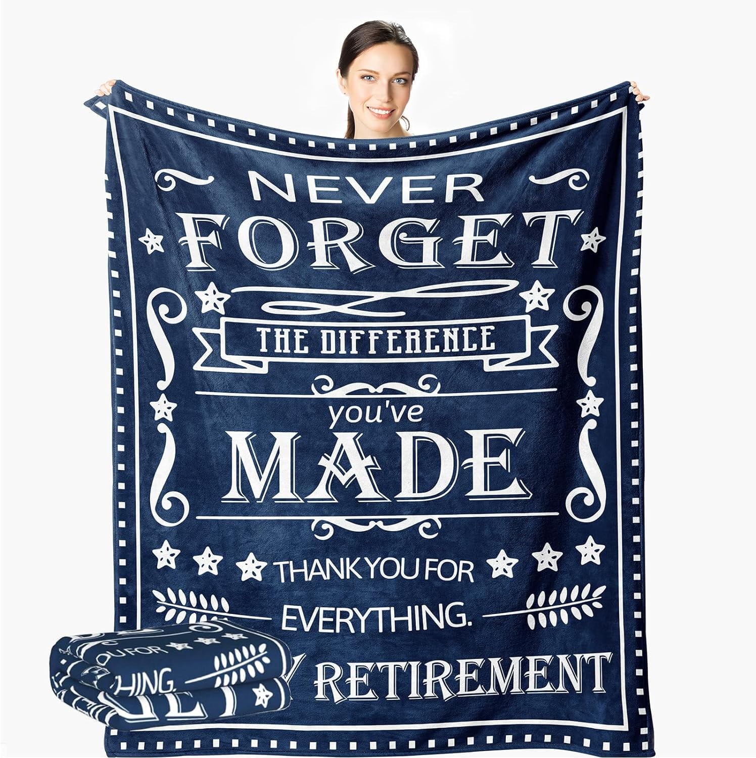 Retirement Gifts for Men - Retirement Gifts for Women -Retirement Gift Blanket 50"x 40" - Best Retirement Gifts for Coworker Boss - Gifts for Coworkers Men - Funny Retired Throw Blankets