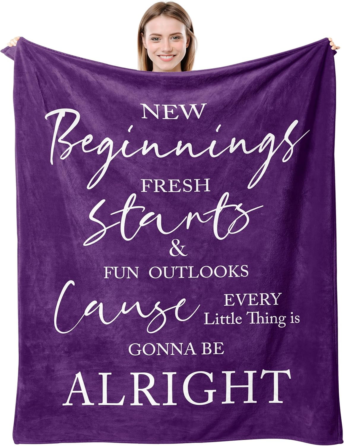 Funny Retirement Gift Blanket - Flannel Fleece Throw For Retired Teachers, Nurses, Police, Coworkers - 60x50 Inches, Soft & Inspirational