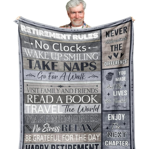 Retirement Gifts for Men/Women 2024, Best retirement Gift Ideas, Retired Gifts, Funny Retirement Gifts for Male/Female, Happy Mens Retirement Gifts for Coworker, Gifts for Retirement Blanket