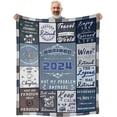 thumbnail image 1 of Retirement Gifts for Men/Women 2024, Retirement Blanket Gifts for Retirees Boss Teachers Nurses Father Grandfather, Farewell Gifts for Coworkers, Leaving Gift Blankets 50"X60" Retired Party Decor, 1 of 5