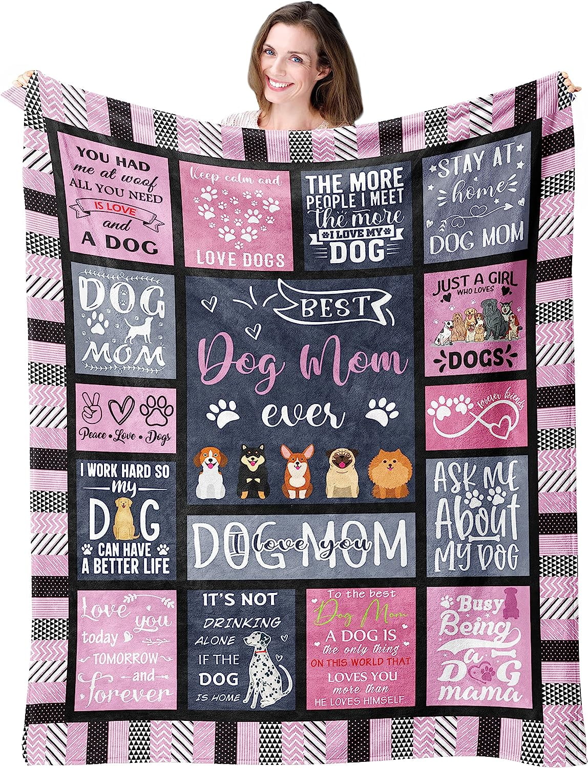 Retirement Gifts For Women Blanket 50x60 - Funny Farewell Gift For Coworker, Soft, Machine Washable, With Beach Design