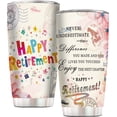 thumbnail image 1 of Retirement Gifts for Women 2022 - Retired Gifts for Women - Female Retirement Gifts - Coworker Leaving Gifts Ideas, Farewell Gifts, Goodbye Gift For Women, Colleagues, Coworkers, Friends - Tumbler, 1 of 6