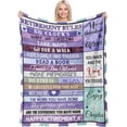 thumbnail image 1 of Retirement Gifts for Women 2024, Best Retirement Gifts Ideas, Retired Gifts for Women, Farewell Gifts for Coworkers Teacher Nurse, Going Away Gift, Goodbye Gifts for Coworkers Blanket 50"x60", 1 of 5