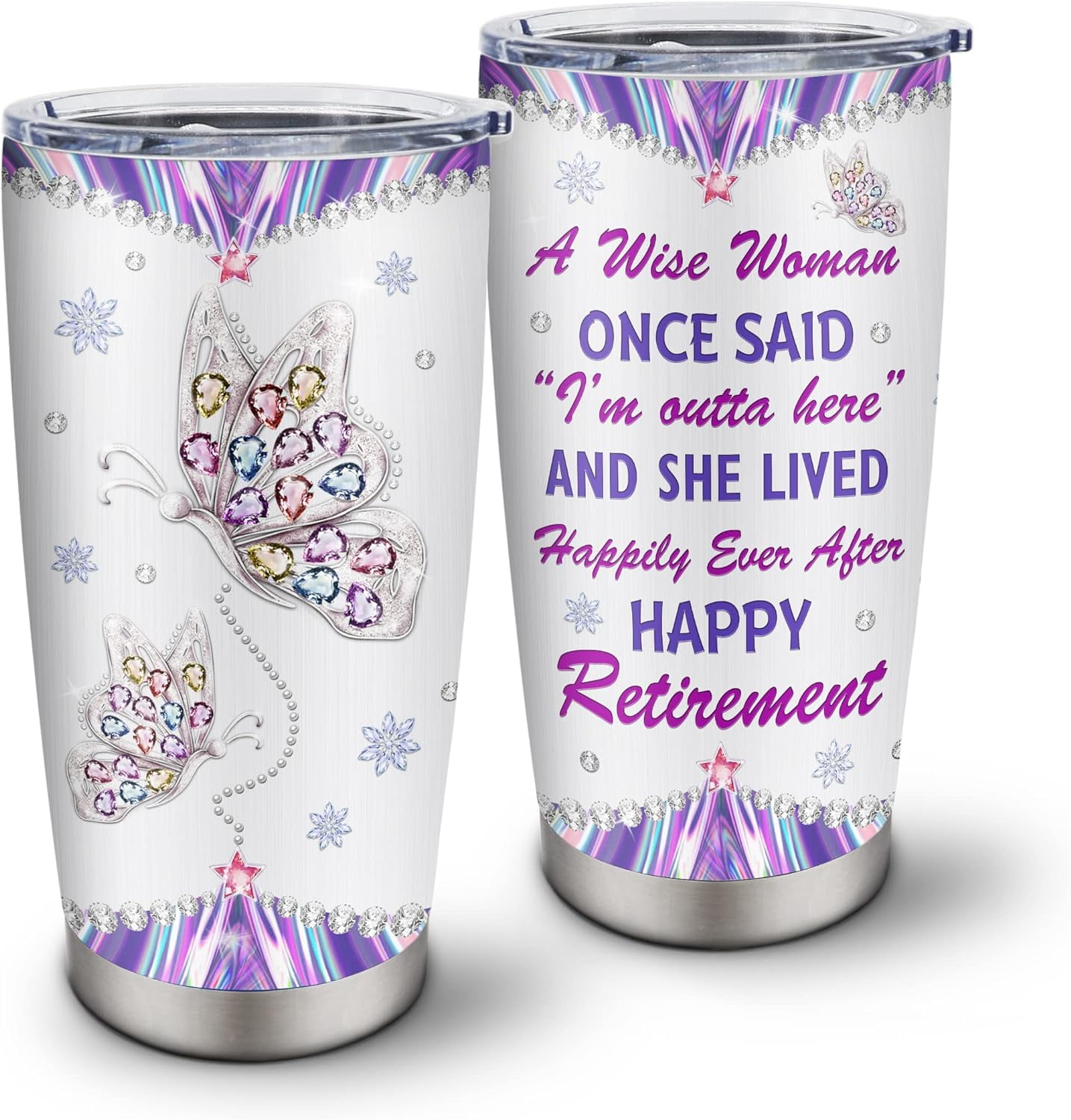 Retirement Gifts for Women, A Wise Woman Once Said 20oz Tumbler ...