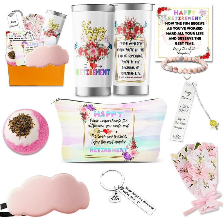 Retirement Gifts for Women, Happy Retirement Gifts for Coworker